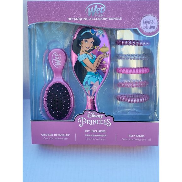 Wet Brush Disney Princess Jasmine Original & Mini Detangler Accessory Set NEW - Picture 6 of 6